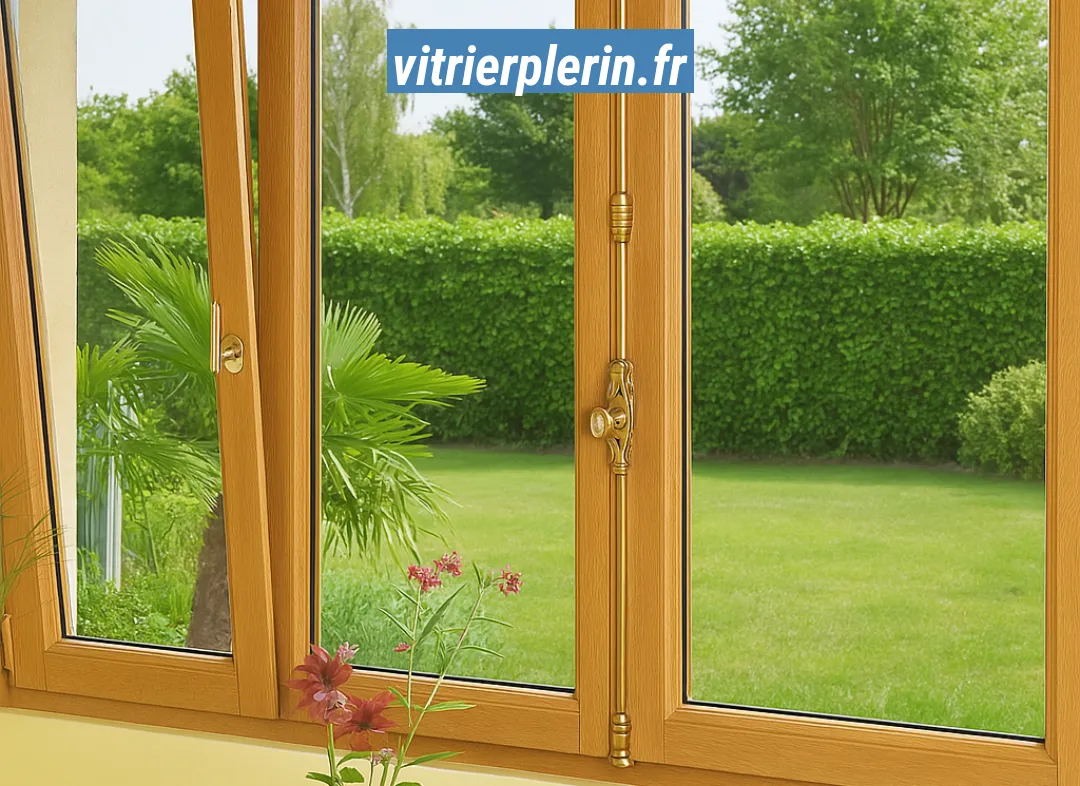 Installation de fenêtre en bois sur mesure Plérin