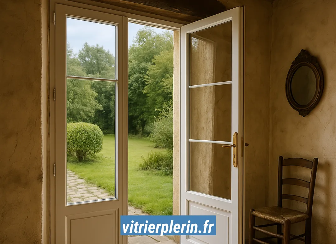Installation de fenêtre en PVC Plérin