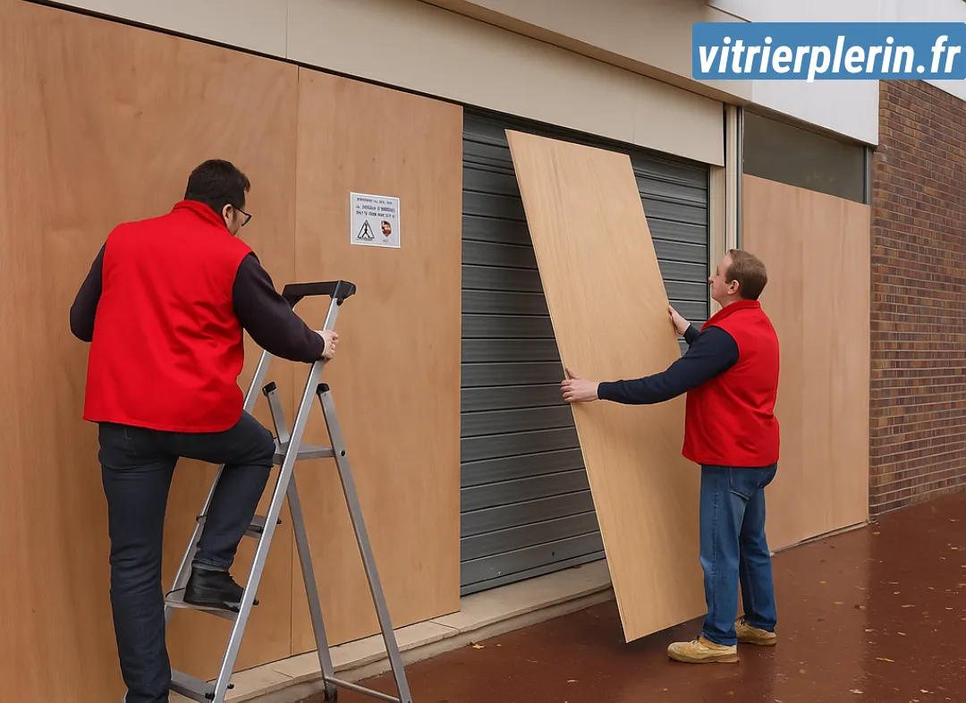 Mise en sécurité fermeture provisoire Plérin